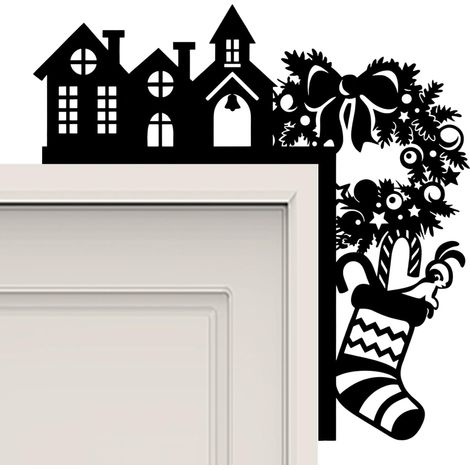 Decoration Noel, Deco Noel Interieur Maison en Bois, Décoration d'Angle (1/5)