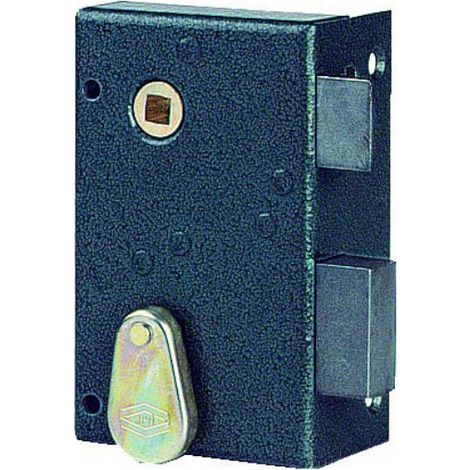 Serrure monopoint en applique pêne dormant demi-tour clé à chiffres vertical à fouillot droite - JPM - 147000-02-1Y