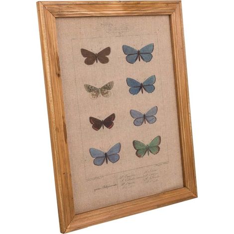 Cuadro de madera y tela impresa 33x43x1,8 (1/5)