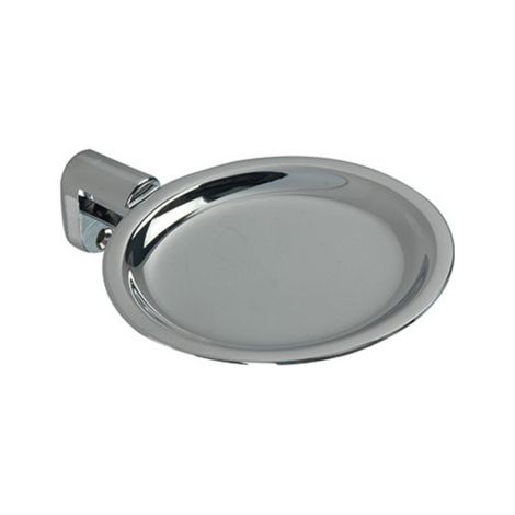 Porte savon mural en laiton hashi chrome - CRISTINA ONDYNA SHHS09M51