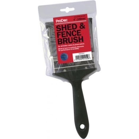 ProDec Flat Shed and Fence Paint Brush - 4 Inch