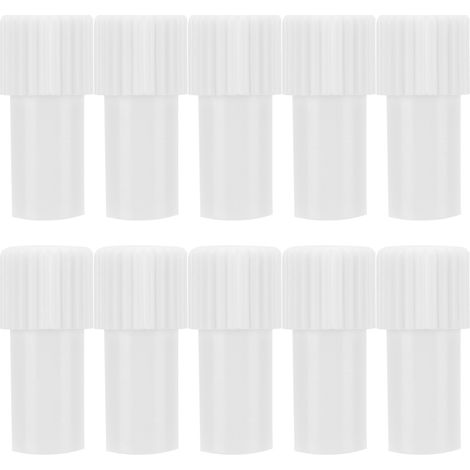 Adaptateur convertisseur tube aspiration salive dentaire 10 pièces, connecteur 11mm à 6.5mm, fort à faible débit. (1/5)