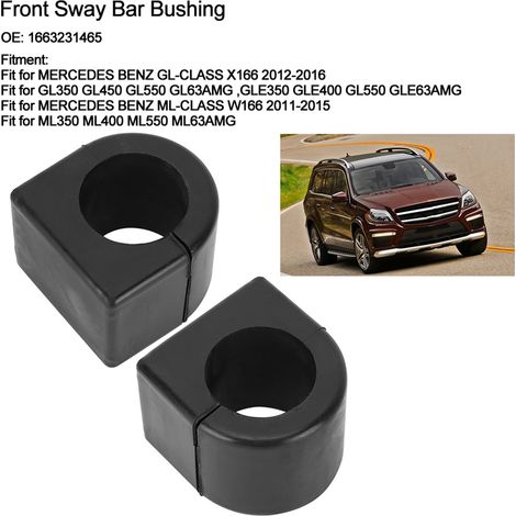 2 bujes de barra estabilizadora para Mercedes W166 X166 ML350 ML400 GL350 GL450