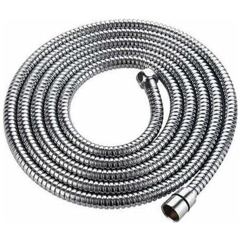 Flexible de douche 3m – Acier inoxydable chromé – Anti-torsion – Connexion G1/2' universelle – Résistance haute pression (1/5)