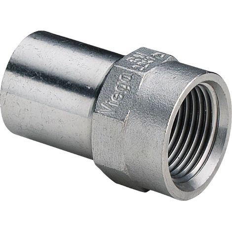 Viega Sanpress Inox-Inserto, d 18mm, Rp 3/4 acciaio inossidabile Modello 2312.1, 436810