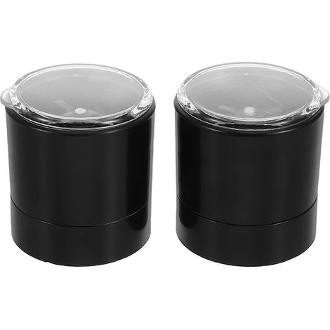 2 couvercles de moulin à sel et poivre en acier inoxydable (2 pièces) (1/5)