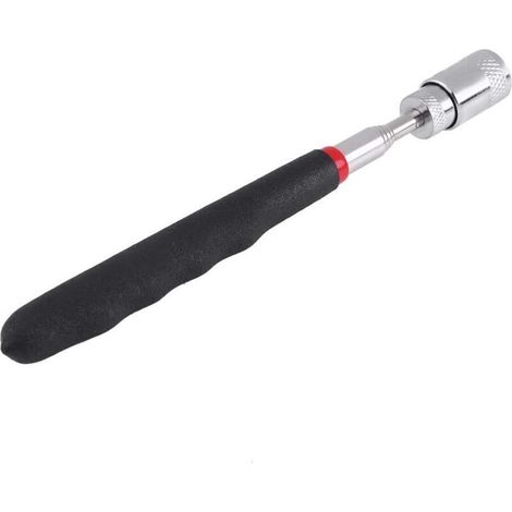 Teleskop-Magnetheber mit LED-Licht zum Aufnehmen von Muttern und Schrauben, Teleskop-Magnetheber