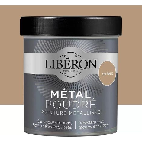 Peinture métallisée Libéron Métal Poudré Or pâle 0,5 L (1/3)