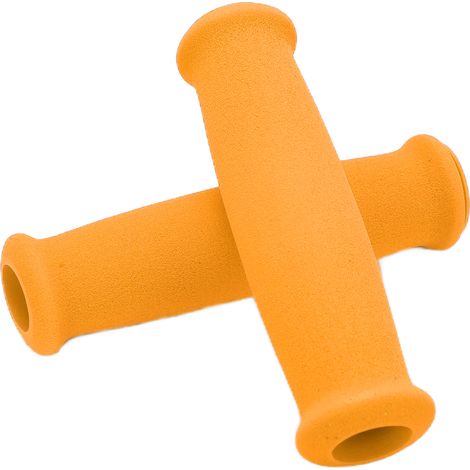 Poignées de vélo antidérapantes en mousse légère, 2 pièces pour VTT et vélo de route, protège-guidon jaune