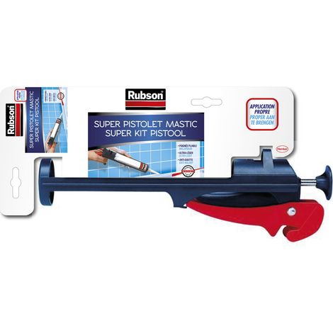 Rubson Flexibler Silikonpistole Blau und Rot