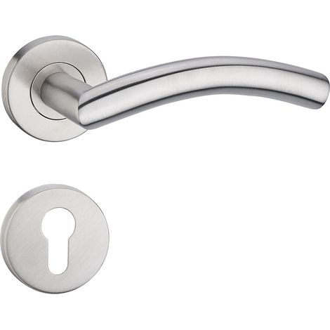 Poignée de porte Poignées de porte Poignée de porte en acier inoxydable Poignée de porte intérieure (1/4)