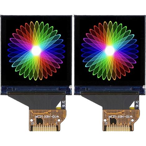moniteurs couleur TFT de 1,3 pouce avec interface SPI, module d'affichage IPS 240 x 240, pilote ST7789V