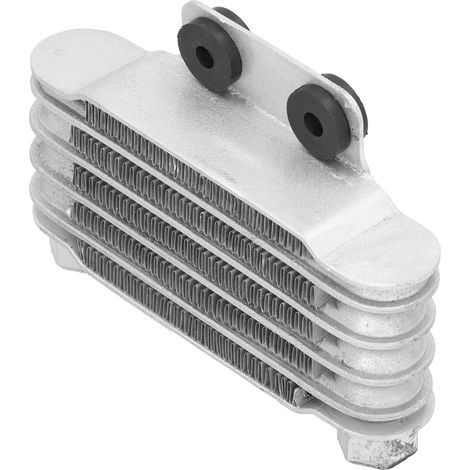 Modifications moto : petit refroidisseur d'huile, radiateur d'huile, refroidisseur, argent (1/5)
