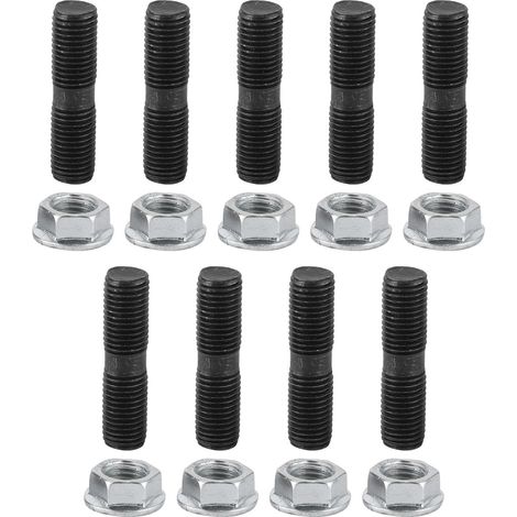 Kit de Boulons de Turbocompresseur Mitsubishi - 9 Pièces, M10x1.25, Accessoire Auto Véhicule (1/5)