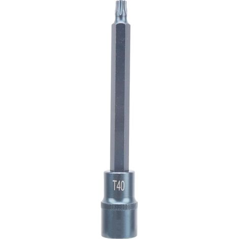 Tournevis étoile douille embout S2 acier allié outil quincaillerie pour clé à main 140xT40 (1/5)