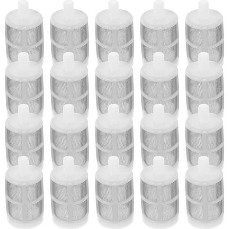 20-teiliges Wasserfilter-Sieb für elektrische Gartenspritzen, 8-mm-Filtergitter für automatische Bewässerungssysteme und Hochdruckreiniger