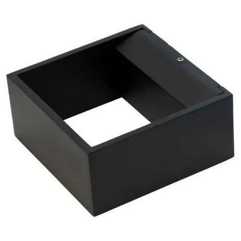 Aplique de pared exterior Dyberg Larsen Jupiter negro mate 6W