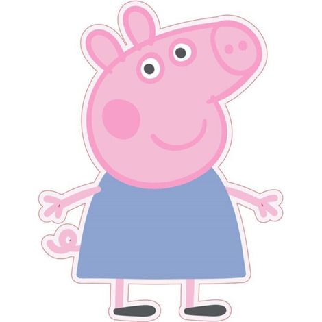 Coussin Forme Peppa Pig - Rose (1/2)