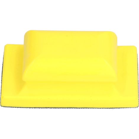 Bloc de ponçage à main carré en mousse PU, bloc de ponceuse avec crochet et boucle, accessoires de polissage du bois