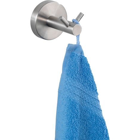 WENKO 19610100 Handtuchhaken Wandmontage Silber (1/5)
