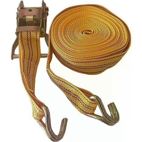 Câble de remorquage pour treuil de charge, 3/6/8/10 mètres, tendeur de sangle pour voiture, cliquet de 40 mm, attache de sangle épaisse pour camion (1/4)