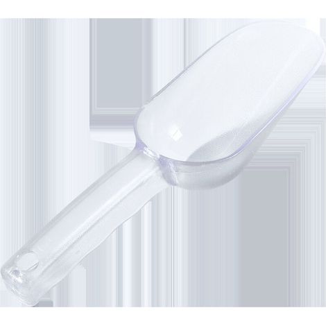 Eisportionierer, Eislöffel, Eisschaufel, Lebensmittelqualität, Süßigkeiten, Eiswürfel, Mehlschaufel, trockenes, transparentes Polystyrol (1/4)