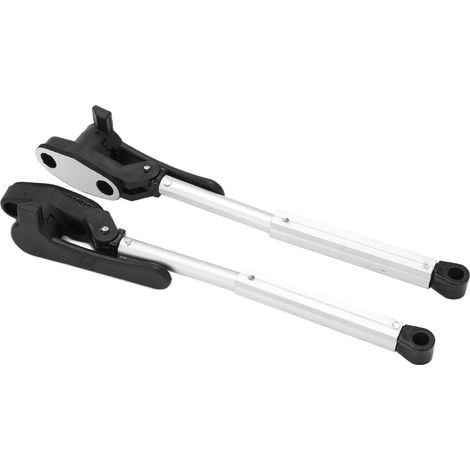 Lot de 2 tiges de support de fenêtre télescopiques de 230 mm en alliage d'aluminium résistant à l'oxydation pour caravane et yacht (1/5)