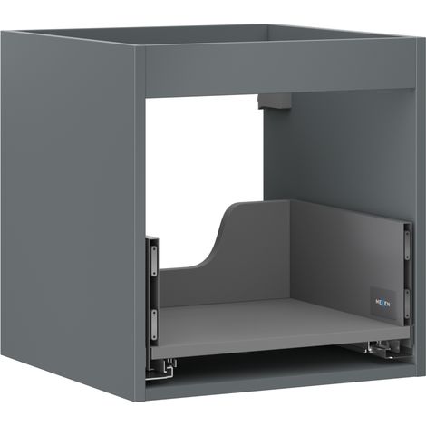 Mexen Box-A corpo del mobiletto sottolavabo 45 cm, 1 cassetto, grafite opaco - 91AX0-0450-470-1-66 (1/4)