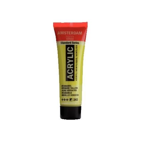 Peinture acrylique - Amsterdam - Standard - 20 Ml - Vert - Giallo Verdastro (1/2)