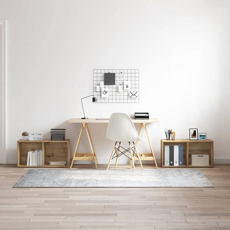 Conjunto de mueble de TV 2 pcs Roble artisan vidaXL (1/5)