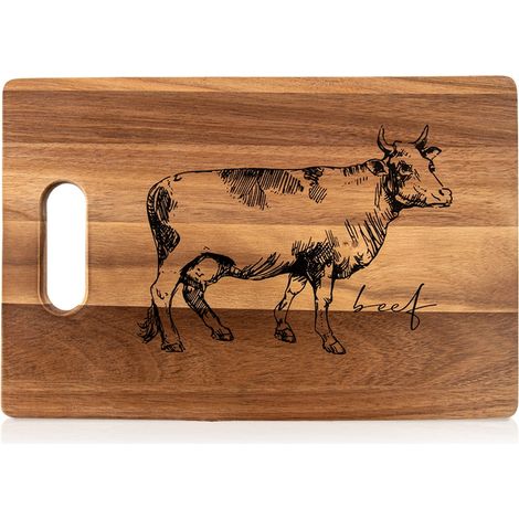 Tabla de cortar de madera de 36x24 cm (1/5)