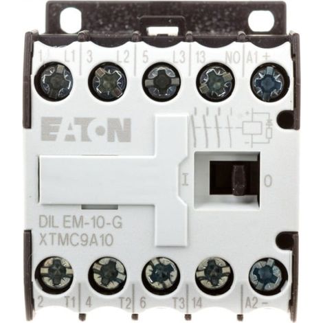 Contattore AC-3/I=9A P=4kW/ 1Z 0R DILEM-10-G(220VDC)