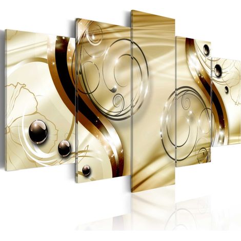 Tableau Imprimé "Gold Nymph" 50 x 100 cm (1/2)
