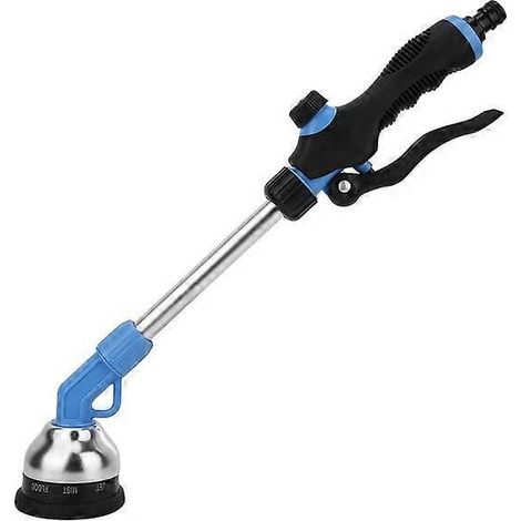 Multifunctional watering and irrigation sprinkler, 9 nozzles, rust-proof, durable and easy to operate