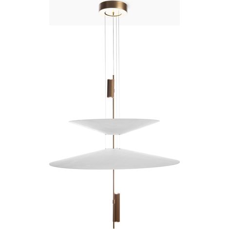 Lampe suspendue design "CRANE" - Disques asymétriques - 15W