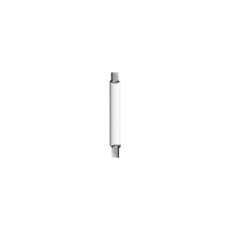 Cable monotoron 1x19, gainé PVC blanc, inox A4 (mètre) - diametrecable: 2,5
