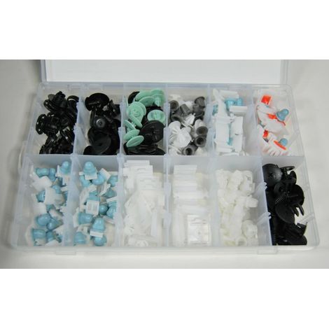 CLIP FERMI FISSAGGIO 160 PZ CARROZZERIA PARAURTI PANNELLI RIVETTI AUDI 633