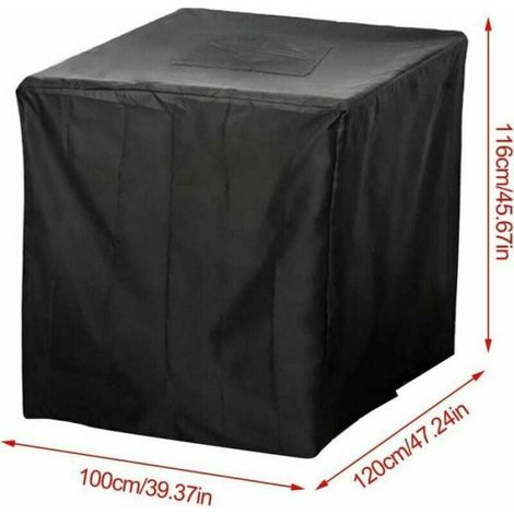 Couvercle de réservoir d'eau IBC 1000L - - Housse de protection UV - Découpe perforée - Accessoire de bain (1/5)