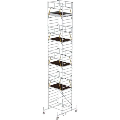 MUNK Rollgerüst SG mit Doppelplattform 1,35x1,80m Plattform 11,70m AH