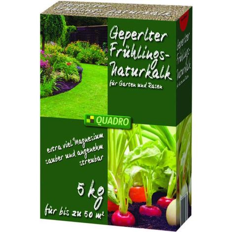 5kg Geperlter Frühlings-Naturkalk viel Magnesium für Garten und Rasen