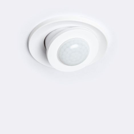 Sensore di Movimento RADAR Crepuscolare 360º ad Incasso per Esterni IP65 Bianco