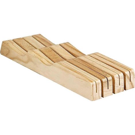 Messerschubladenhalter, Messerblock, hölzerne Messeraufbewahrungsbox, hölzernes Aufbewahrungsregal, Messerhalter. (1/5)