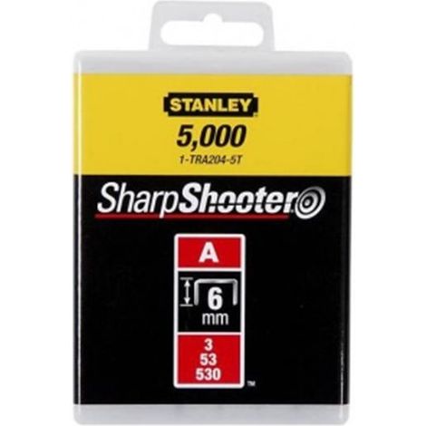 Stanley 1-TRA205-5T - Grapa tipo A (5/53/530) 8mm - 5000 u.