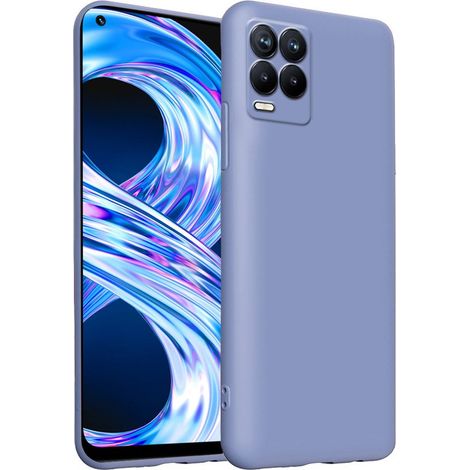 Hülle für Realme 8 / 8 Pro, Silikon Lite, Lavendel (1/4)
