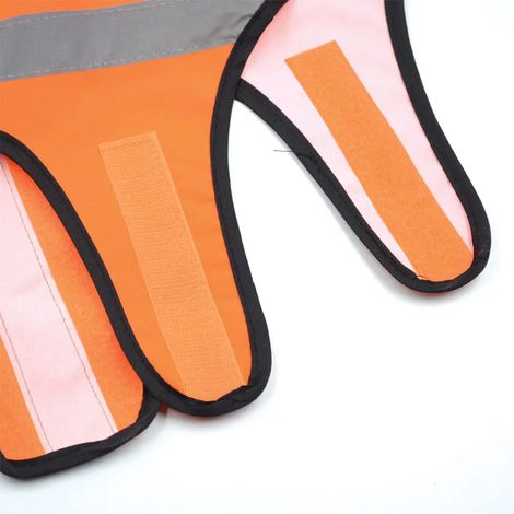Gilet orange fluo réfléchissant pour chien Épagneul et Springer