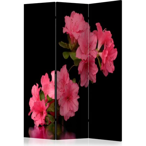 Paravento - Azalea in Black [Room Dividers] - 135x172 (1/4)