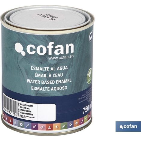 Smalto all'acqua (750 Ml) Bianco Opaco