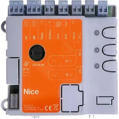 Panel de Control CL201 Placa 2 Puertas Mhouse Repuesto Original NICE CL201