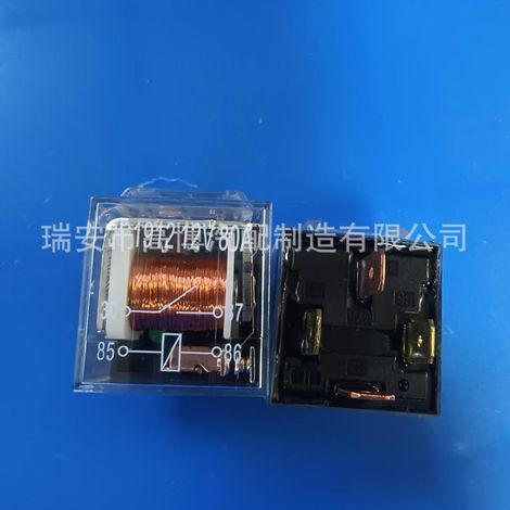 Transparent waterproof automotive relay with LED light, universal relay, high quality, supports OE customization. (1/5)