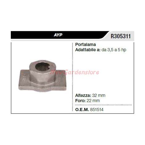 Portacuchillas AYP para cortacésped de 3,5 a 5CV R305311